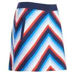 Ladies G/FORE Chevron Stripe Skort Twilight 41CM -Teepeg Store image430359119