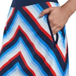 Ladies G/FORE Chevron Stripe Skort Twilight 41CM -Teepeg Store image430359123