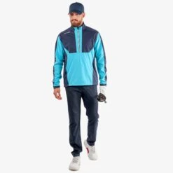 Galvin Green Lawrence Interface-1 Mens Golf Windstopper Alaskan Blue/Navy -Teepeg Store image430778570