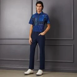 G/FORE Tour 5 Pocket Straight Leg Trousers Twilight -Teepeg Store image432245663