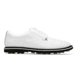 G/FORE G Fore Embossed Skull Gallivanter Mens Golf Shoe Snow/Onyx