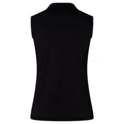 Masters Golf Fasion Ladies Sleeveless Golf Polo Shirt Black -Teepeg Store image432602446