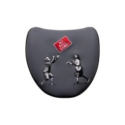 Banksy No Ball Games Mallet Putter Headcover Grey