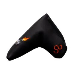 Banksy Teddy Bear Blade Putter Headcover Black -Teepeg Store image432610649