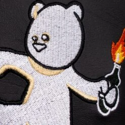 Banksy Teddy Bear Driver Headcover Black 8 Banksy Teddy Bear Driver Headcover Black -Teepeg Store image432610783