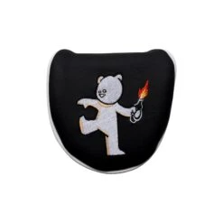 Banksy Teddy Bear Mallet Putter Headcover Black 9 Banksy Teddy Bear Mallet Putter Headcover Black -Teepeg Store image432610862