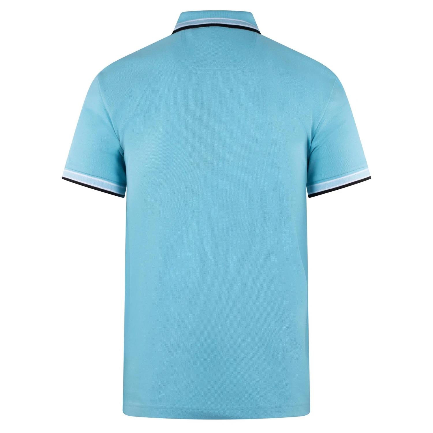 Boss Paddy Cotton Pique Mens Polo Shirt Turquoise 4 Boss Paddy Cotton Pique Mens Polo Shirt Turquoise - Image 2