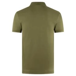 Lacoste Mens Regular Fit Paris Polo Shirt Khaki Green -Teepeg Store image432990658
