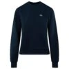 Ladies Lacoste Fleece Crew Neck Sweatshirt Navy -Teepeg Store image432991855