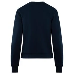 Ladies Lacoste Fleece Crew Neck Sweatshirt Navy -Teepeg Store image432991904