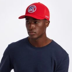 G/FORE Circle G's Stretch Snapback Poppy -Teepeg Store image432996682
