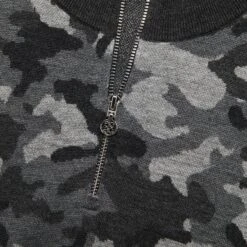 G/FORE Camo Jacquard Merino Wool Mens Golf Sweater Charcoal 26 G/FORE Camo Jacquard Merino Wool Mens Golf Sweater Charcoal -Teepeg Store image433007007