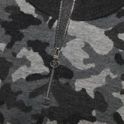 G/FORE Camo Jacquard Merino Wool Mens Golf Vest Charcoal -Teepeg Store image433007111