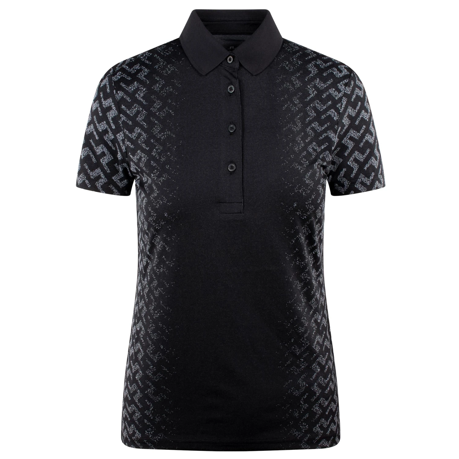 J.Lindeberg J Lindeberg Karrie Ladies Golf Polo Shirt White 5 J.Lindeberg J Lindeberg Karrie Ladies Golf Polo Shirt White - Image 3