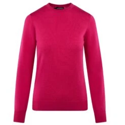 J.Lindeberg J Lindeberg Aria Knitted Ladies Golf Sweater Pink Peacock
