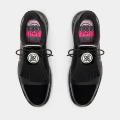 G/FORE Gallivan2r Side Stripe Kiltie Ladies Golf Shoes Onyx -Teepeg Store image434881545