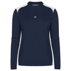 Rohnisch Eyra Ladies Thermal Golf Polo Shirt Navy