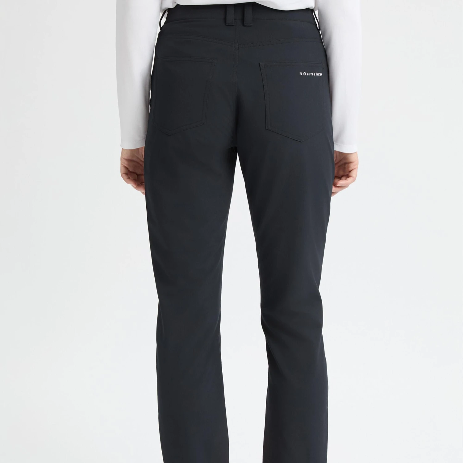 Rohnisch Chie Brushed Ladies Winter Golf Trousers Black 30 Inch 6 Rohnisch Chie Brushed Ladies Winter Golf Trousers Black 30 Inch - Image 4