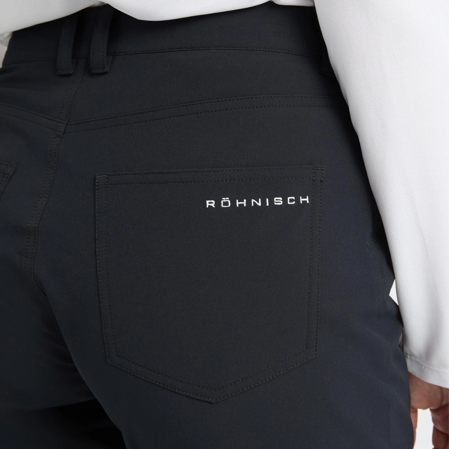 Rohnisch Chie Brushed Ladies Winter Golf Trousers Black 30 Inch 7 Rohnisch Chie Brushed Ladies Winter Golf Trousers Black 30 Inch - Image 5