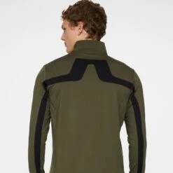 J.Lindeberg J Lindeberg Jarvis Mens Golf Mid Layer Forest Green 14 J.Lindeberg J Lindeberg Jarvis Mens Golf Mid Layer Forest Green -Teepeg Store image435897729