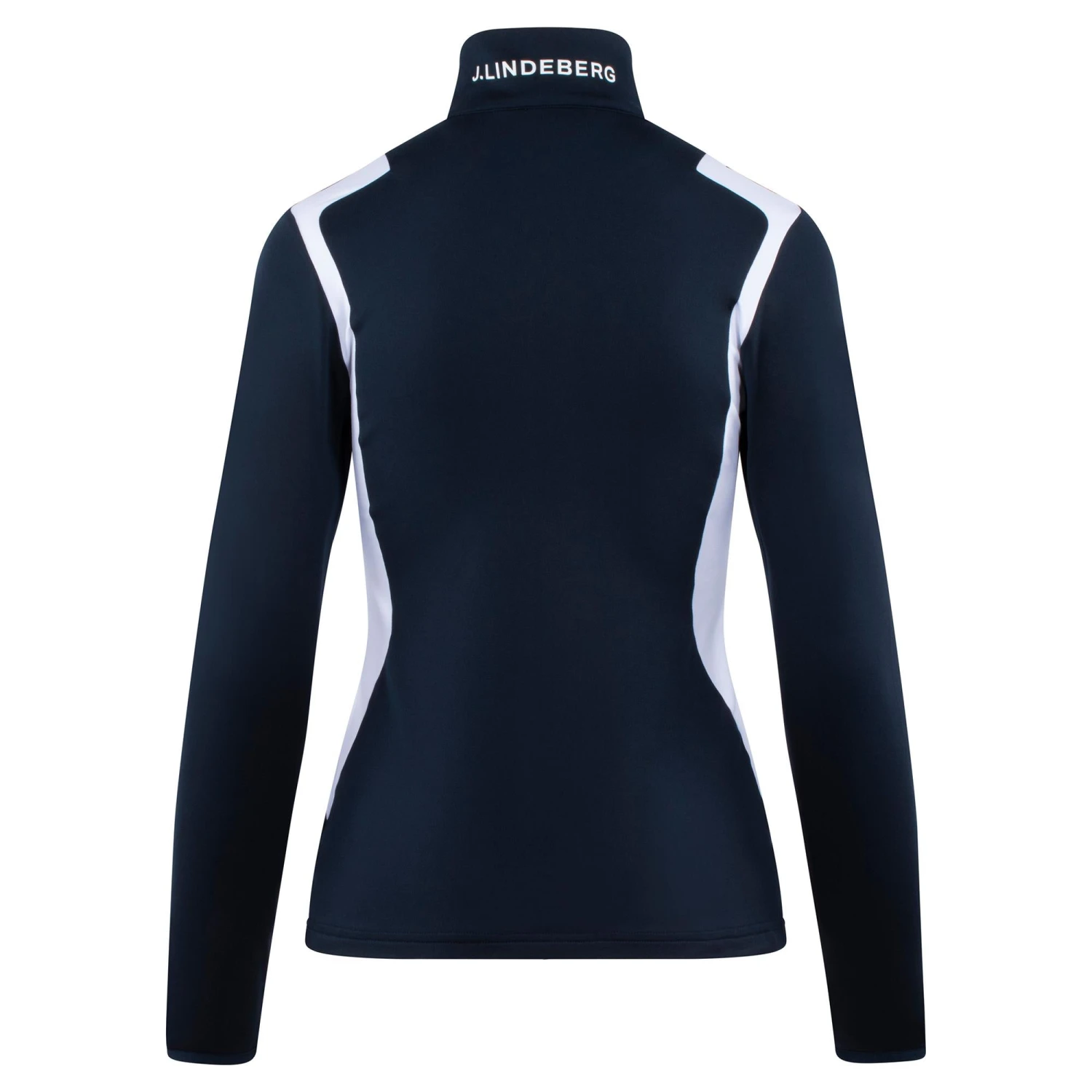 J.Lindeberg J Lindeberg Mae Full Zip Ladies Golf Mid Layer Navy 4 J.Lindeberg J Lindeberg Mae Full Zip Ladies Golf Mid Layer Navy - Image 2