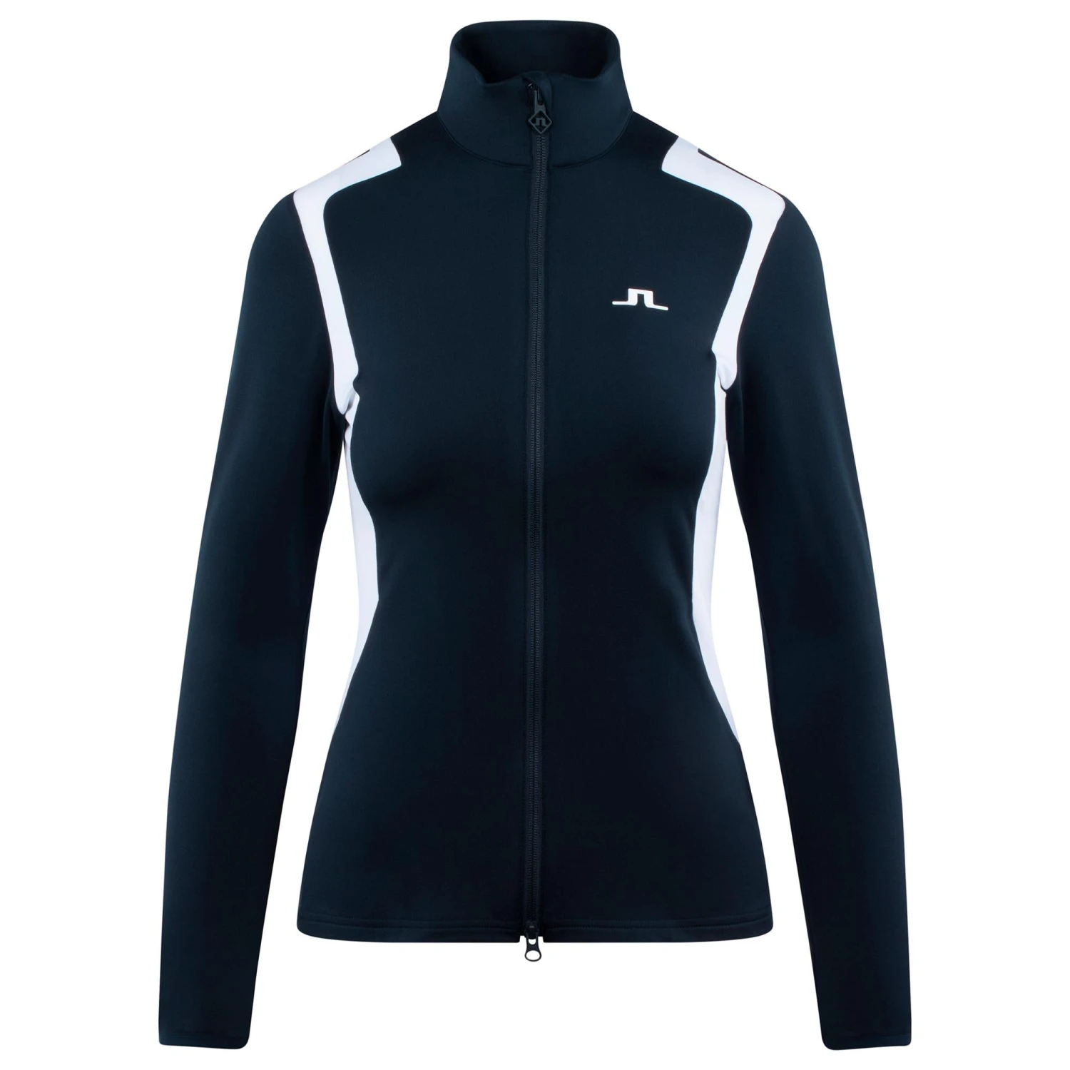 J.Lindeberg J Lindeberg Mae Full Zip Ladies Golf Mid Layer Navy 10 J.Lindeberg J Lindeberg Mae Full Zip Ladies Golf Mid Layer Navy - Image 8