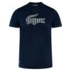 Lacoste Ultra Dry Jacquard Croc Logo Mens T-Shirt Navy