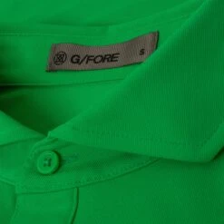 G/FORE Rib Gusset Tech Pique Polo Shirt Clover -Teepeg Store image436469453