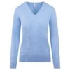 Daily Sports Madelene Knitted Ladies Golf Jumper Belle Blue 2 Daily Sports Madelene Knitted Ladies Golf Jumper Belle Blue -Teepeg Store image436990435