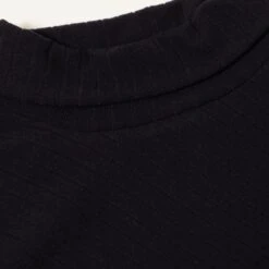 Green Lamb Mackenzie Ribbed Ladies Golf Polo Neck Black -Teepeg Store image436991653