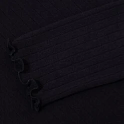 Green Lamb Mackenzie Ribbed Ladies Golf Polo Neck Black -Teepeg Store image436991655