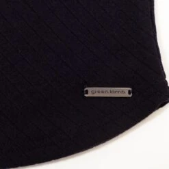 Green Lamb Mackenzie Ribbed Ladies Golf Polo Neck Black -Teepeg Store image436991657