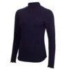 Green Lamb Mackenzie Ribbed Ladies Golf Polo Neck Navy -Teepeg Store image436991837