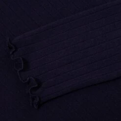 Green Lamb Mackenzie Ribbed Ladies Golf Polo Neck Navy -Teepeg Store image436991844