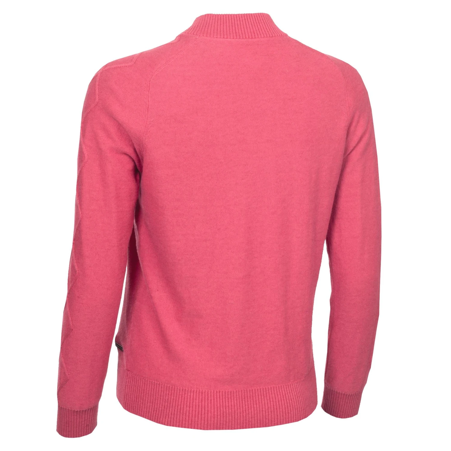 Green Lamb Mirissa Cable Knitted Lined Ladies Golf Jumper Blush 4 Green Lamb Mirissa Cable Knitted Lined Ladies Golf Jumper Blush - Image 2