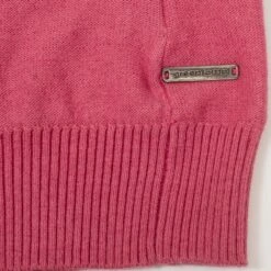 Green Lamb Mirissa Cable Knitted Lined Ladies Golf Jumper Blush 10 Green Lamb Mirissa Cable Knitted Lined Ladies Golf Jumper Blush -Teepeg Store image436992899