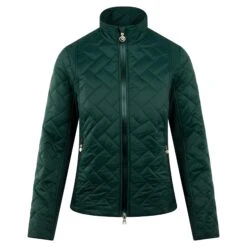 Daily Sports Bonnie Padded Ladies Golf Jacket Nori Green -Teepeg Store image436993493