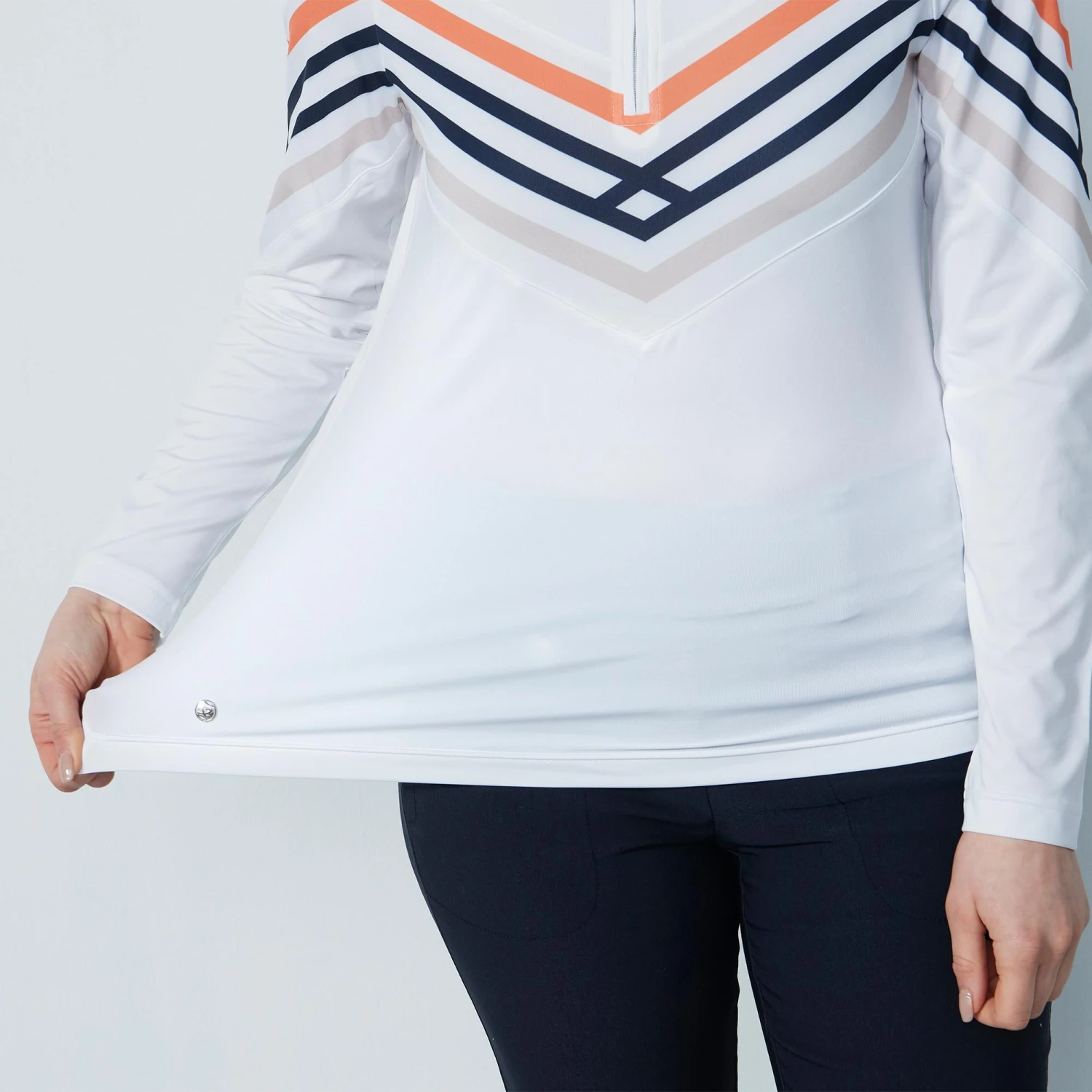 Daily Sports Halifax Ladies Light Golf Mid Layer White 7 Daily Sports Halifax Ladies Light Golf Mid Layer White - Image 5