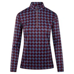 Daily Sports Airdrie Ladies Long Sleeve Golf Polo Shirt -Teepeg Store image436993792