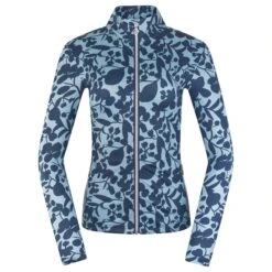 Pure Golf Auttie Winterweight Ladies Golf Mid Layer Midnight Rose Navy