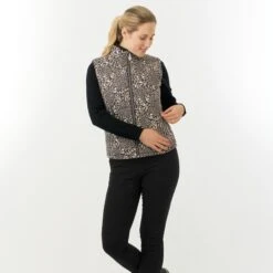 Pure Golf Eve Reversible Ladies Golf Gilet Wild Truffle -Teepeg Store image437284283