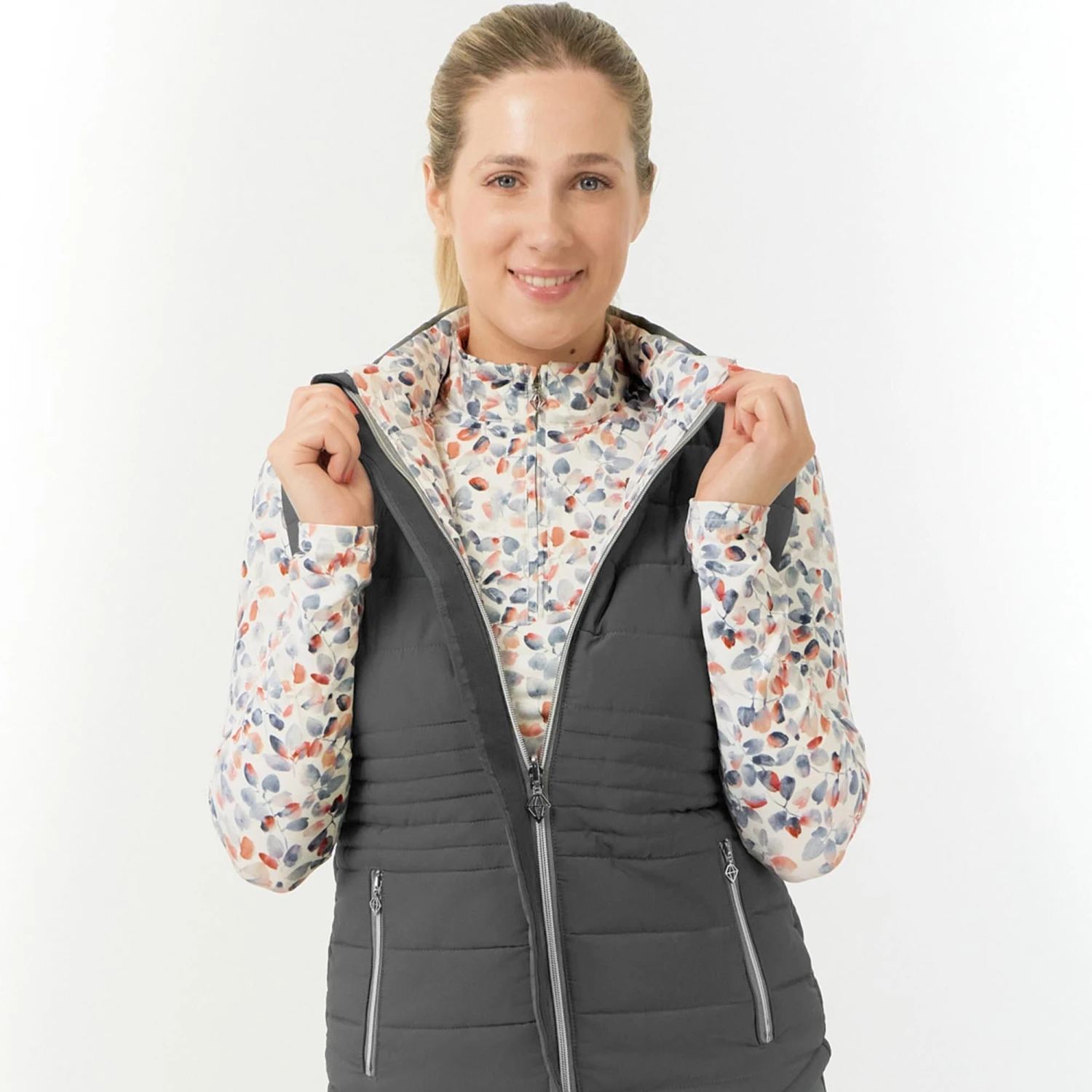 Pure Golf Eve Reversible Ladies Golf Gilet Autumn Embers 13 Pure Golf Eve Reversible Ladies Golf Gilet Autumn Embers - Image 11