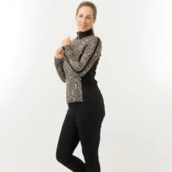 Pure Golf Gella Winterweight Ladies Golf Mid Layer Wild Truffle 15 Pure Golf Gella Winterweight Ladies Golf Mid Layer Wild Truffle -Teepeg Store image437285084