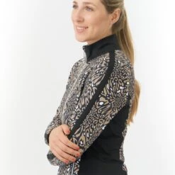 Pure Golf Gella Winterweight Ladies Golf Mid Layer Wild Truffle 18 Pure Golf Gella Winterweight Ladies Golf Mid Layer Wild Truffle -Teepeg Store image437285090