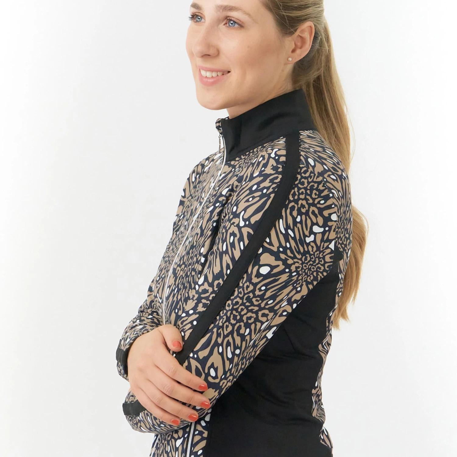 Pure Golf Gella Winterweight Ladies Golf Mid Layer Wild Truffle 10 Pure Golf Gella Winterweight Ladies Golf Mid Layer Wild Truffle - Image 8