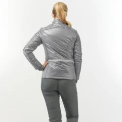 Pure Golf Bronwyn Quilted Ladies Golf Jacket Charcoal Grey -Teepeg Store image437285572