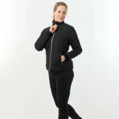 Pure Golf Bronwyn Quilted Ladies Golf Jacket Black 17 Pure Golf Bronwyn Quilted Ladies Golf Jacket Black -Teepeg Store image437285853