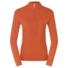 Pure Golf Sorrell Cable Knit Lined Ladies Golf Jumper Ember Orange