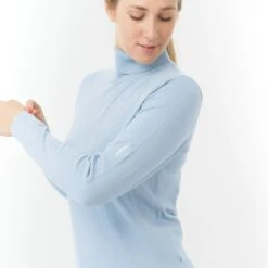 Pure Golf Simone Ladies Golf Roll Neck Powder Blue -Teepeg Store image437288216
