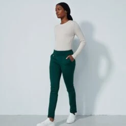 Daily Sports Magic Warm Ladies Winter Golf Trousers Nori Green 32 Inch -Teepeg Store image437320743